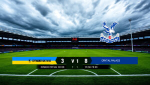 Dynamo Kiev mot Crystal Palace: Resultat & statistik