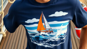 Sail Racing T-shirt – Guide till herr, dam, barn och rea